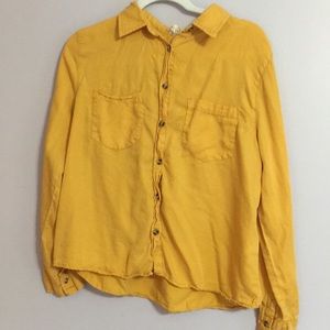Harper Heritage Mustard Yellow Button Up Size Med